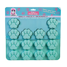 Load image into Gallery viewer, Paw Print 3 in 1 Silicone Baking Treat Tray
