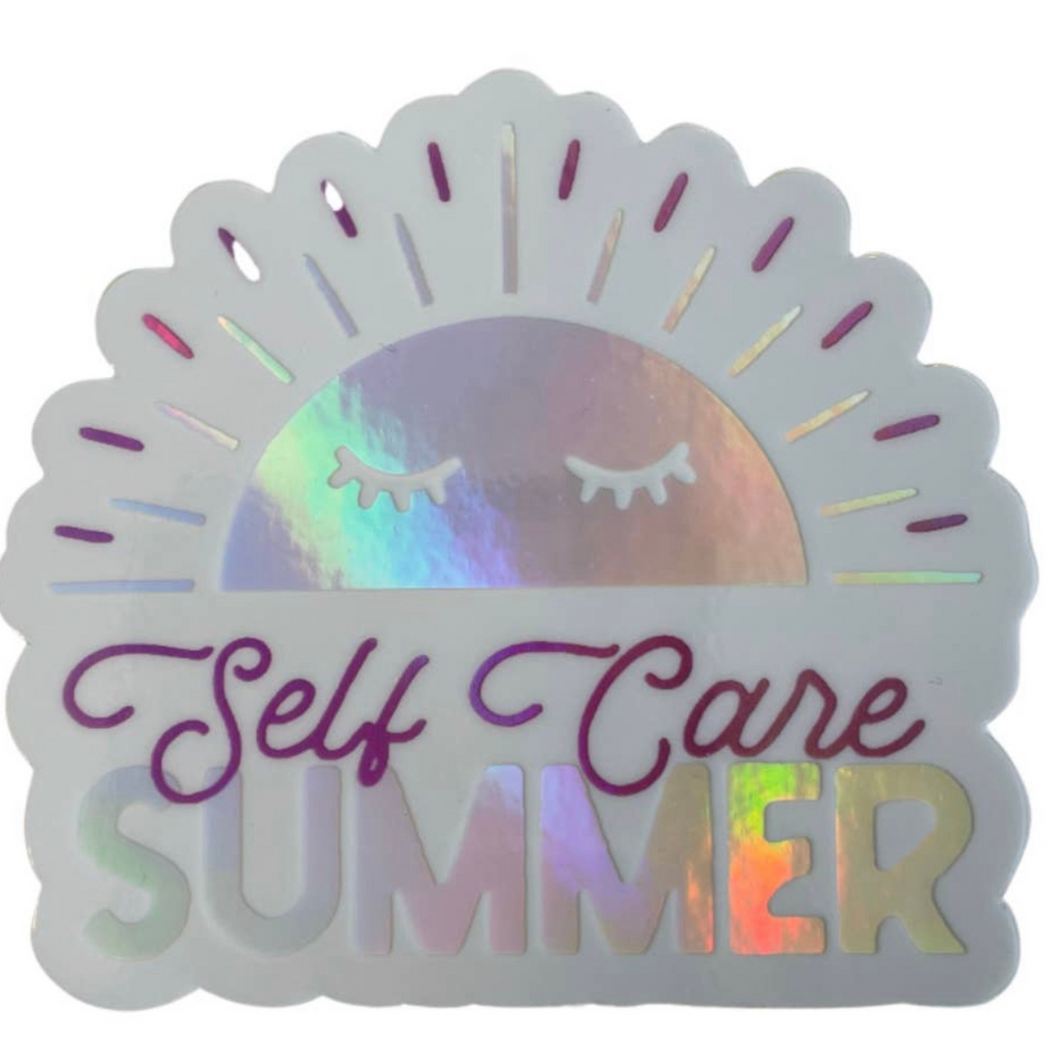 Self Care Summer Sticker