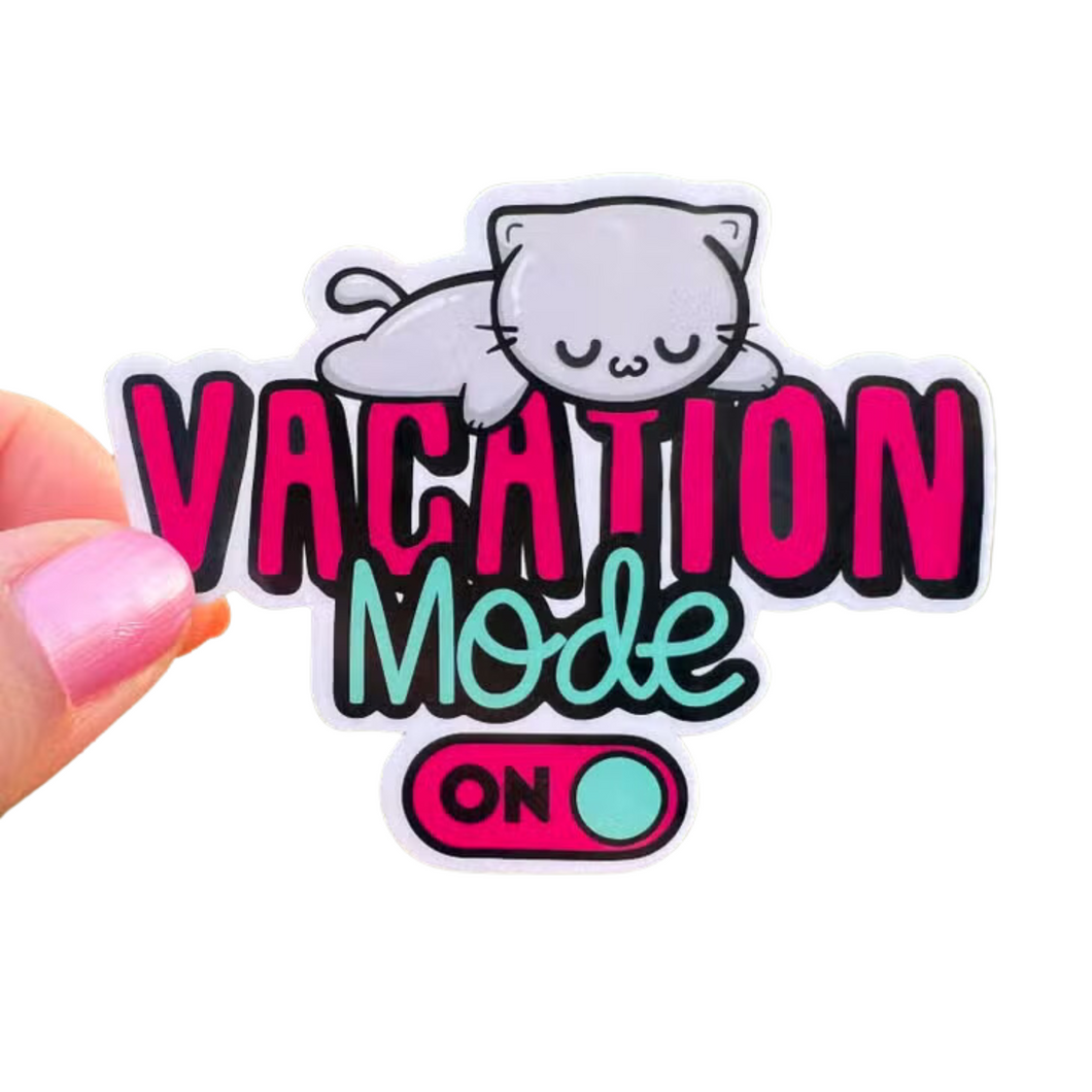 Vacation Mode Sticker