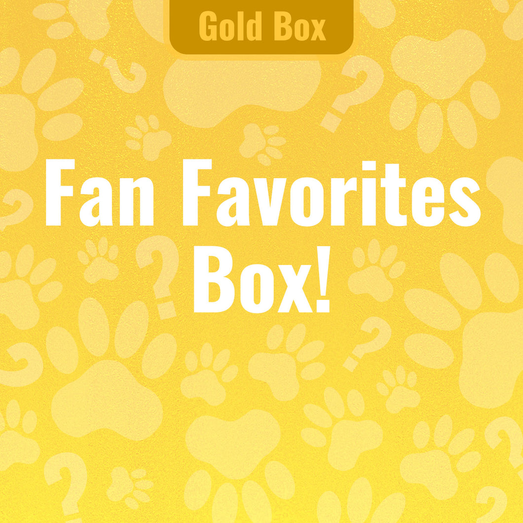 Fan Fave Box - Gold + Free Shipping